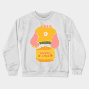 Pretty Pumpkin Spice Girl Gift for Woman and Girls Evergreen Crewneck Sweatshirt